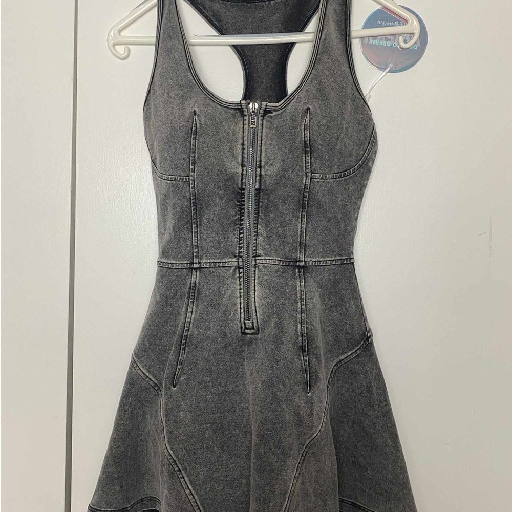 Wiskii Beyond Denim Charcoal Dress TAYLOR SWIFT